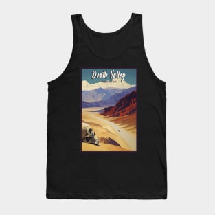 Death Valley National Park Vintage Travel  Poster Tank Top